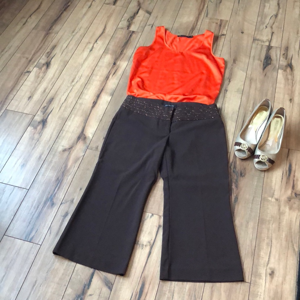 Dress cropped pants